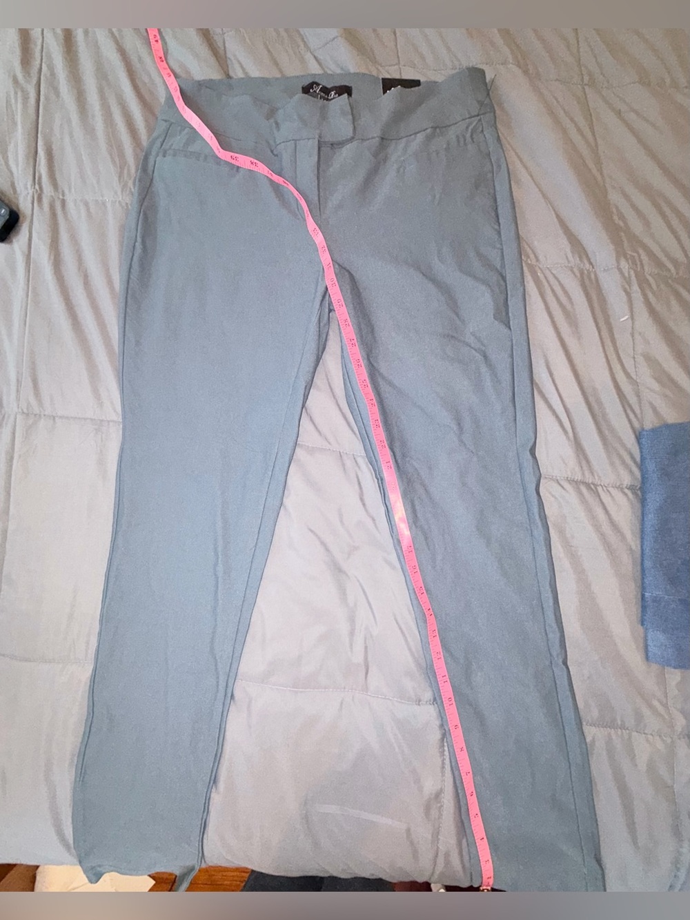 Alexa Rae Gray Stretch Straight Leg Dress Pants Size 14 NWT - Picture 3 of 7